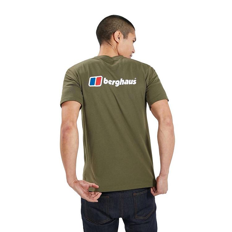 Pánska Tričko Berghaus Organic Zelene Slovensko 2764VGPDU